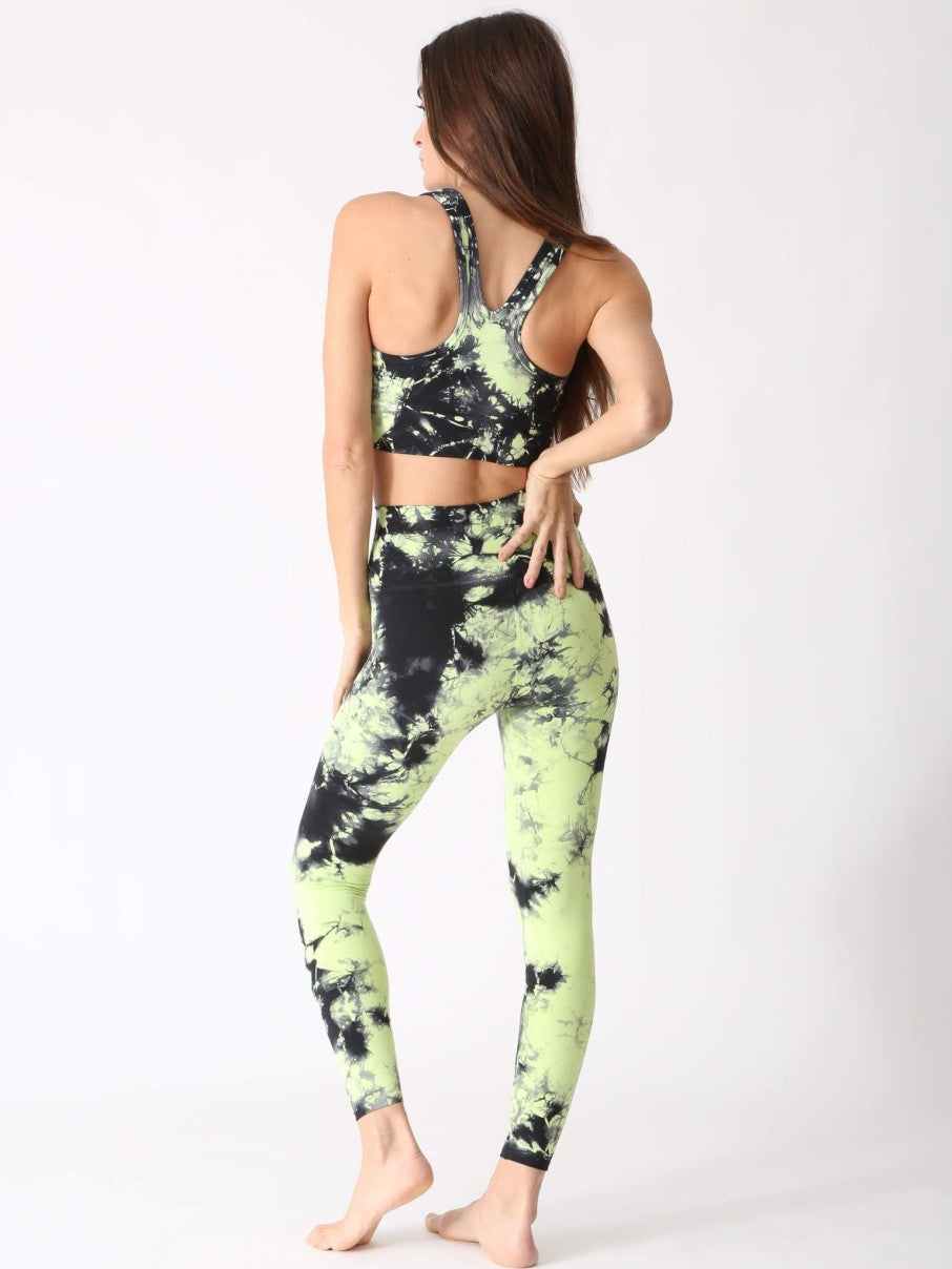 Venice Legging - Chartreuse/Onyx