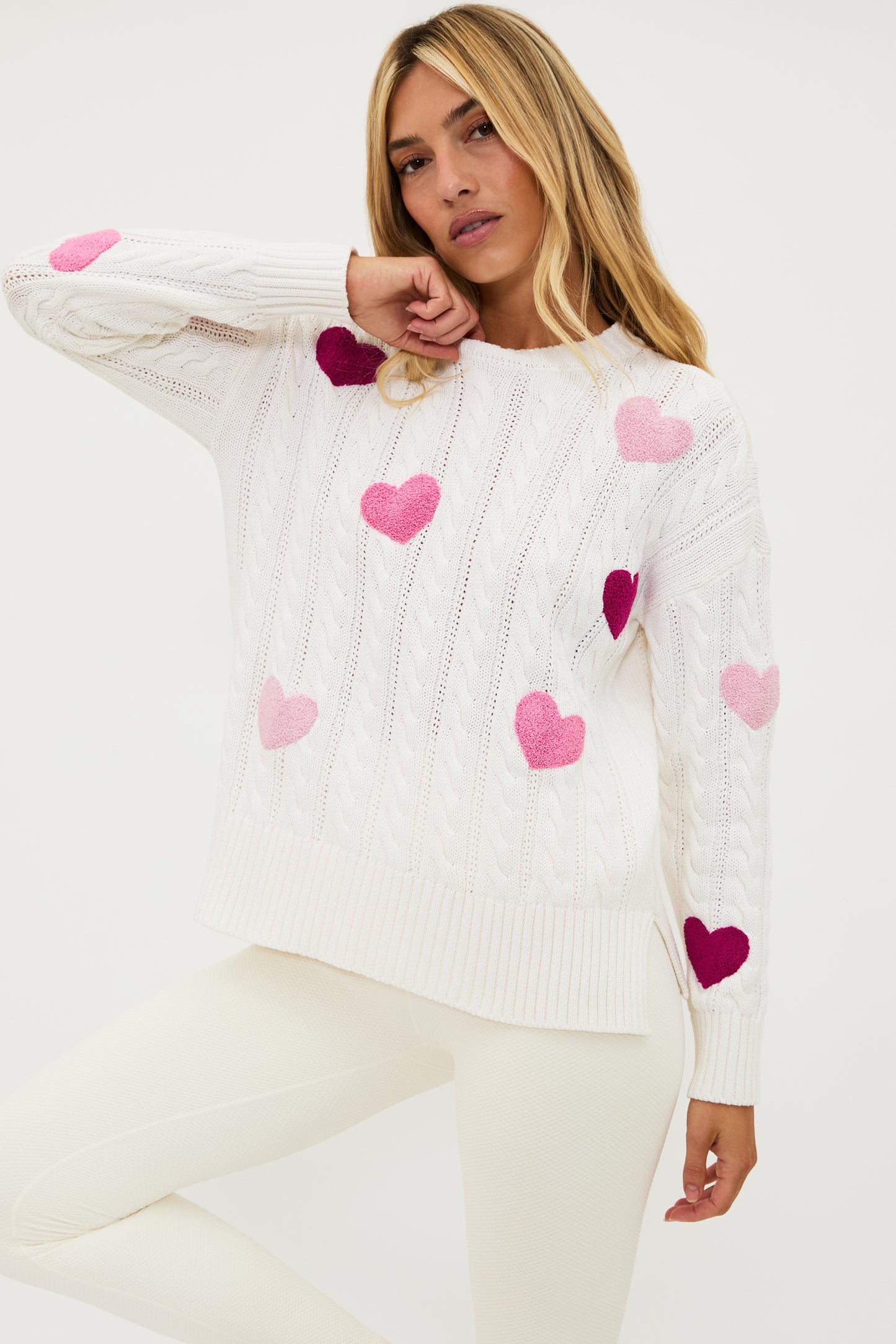 Callie Sweater - XOXO Cream Cable