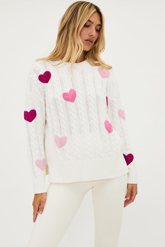 Callie Sweater - XOXO Cream Cable