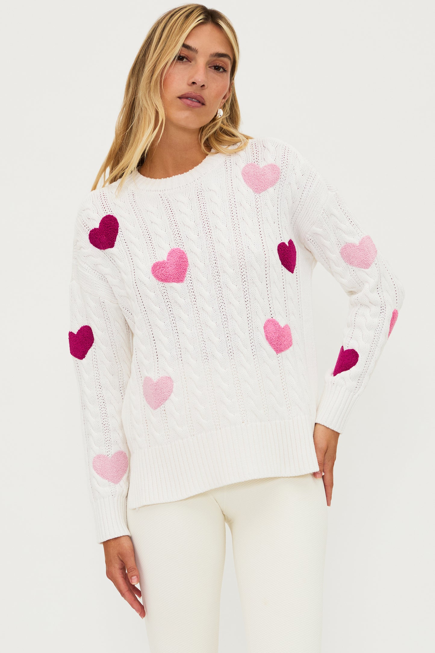 Callie Sweater - XOXO Cream Cable