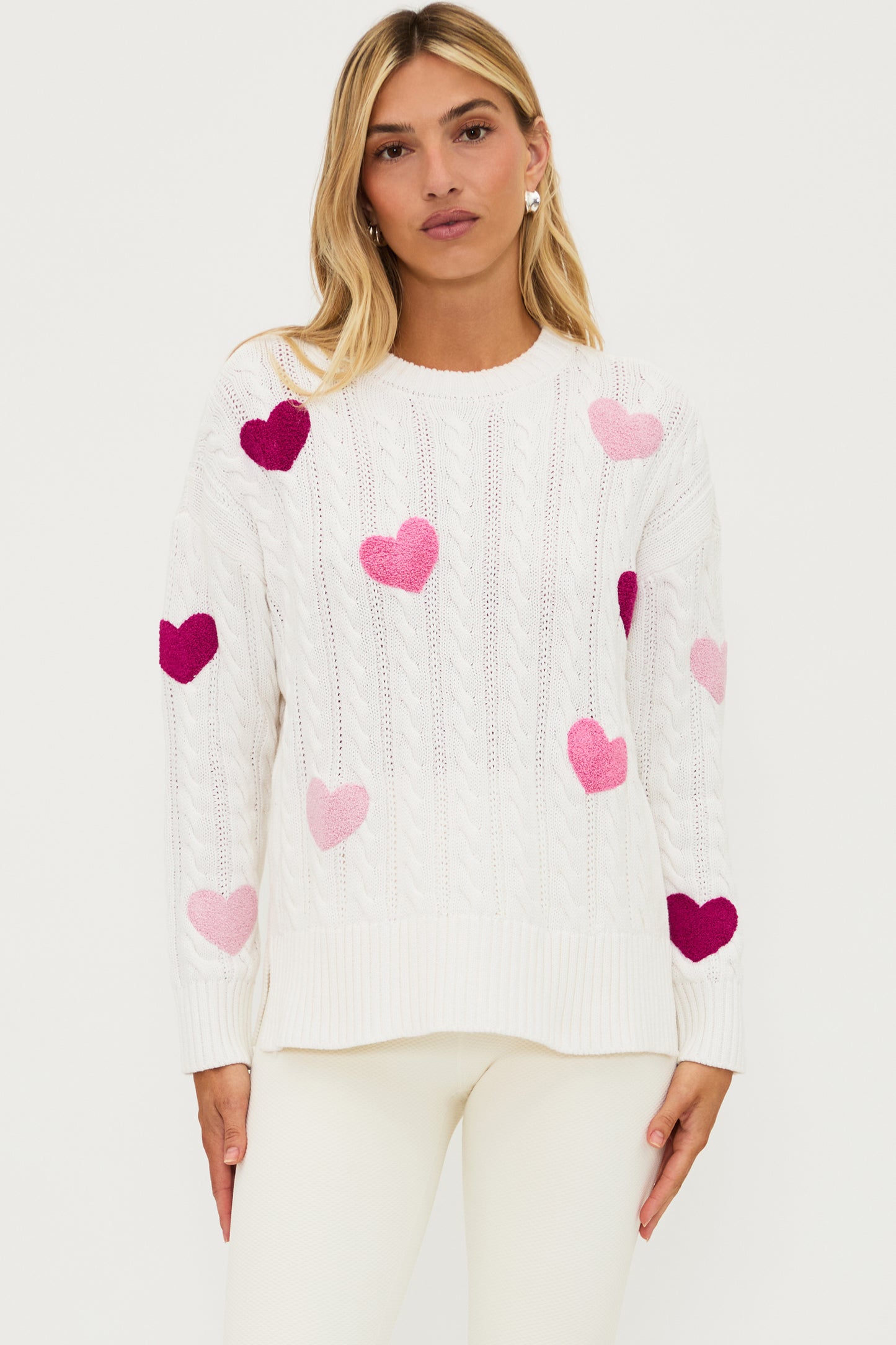 Callie Sweater - XOXO Cream Cable