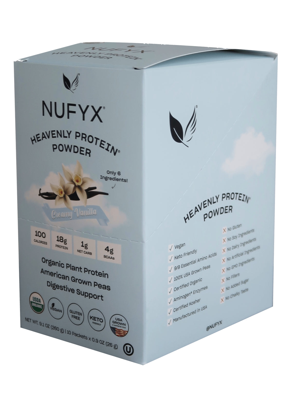 Heavenly Protein Powder - Vanilla - 10 Packets