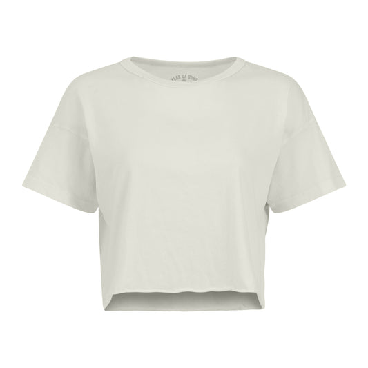 Cropped Tee - White Cap