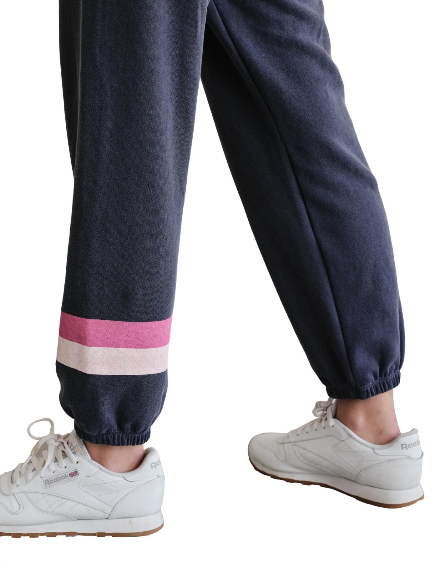 Stripe Jogger With Cord - Pigment Navy