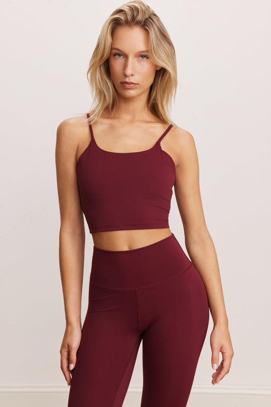 River Lift Bra Top - Maroon