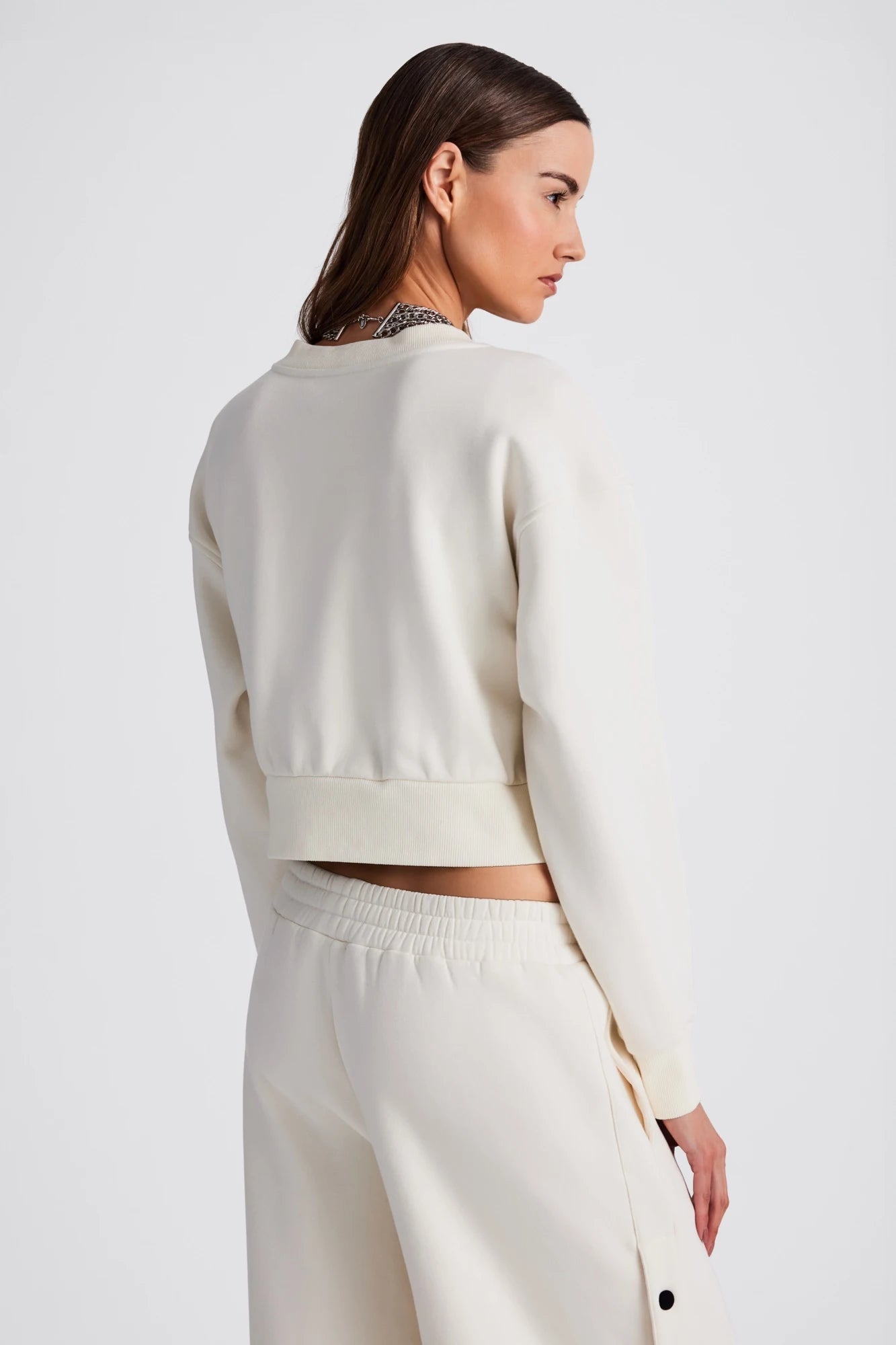 Isla French Terry Pullover - Coconut Milk