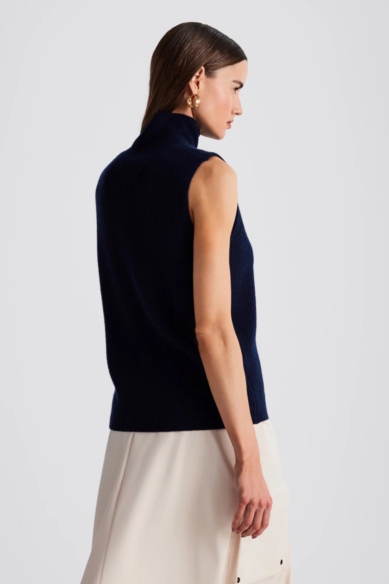 Navy short sleeve turtleneck hotsell