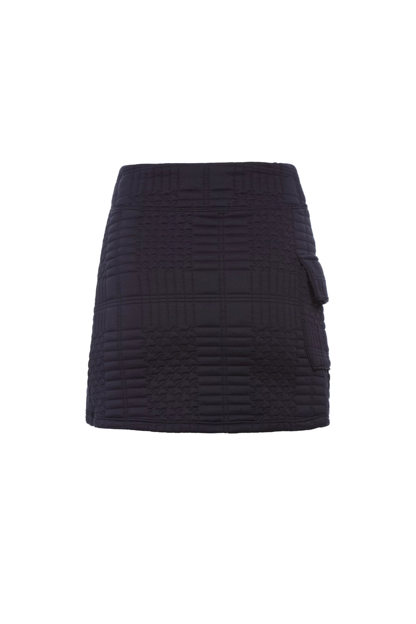 Reese Matlasse Cargo Mini Skirt - Navy