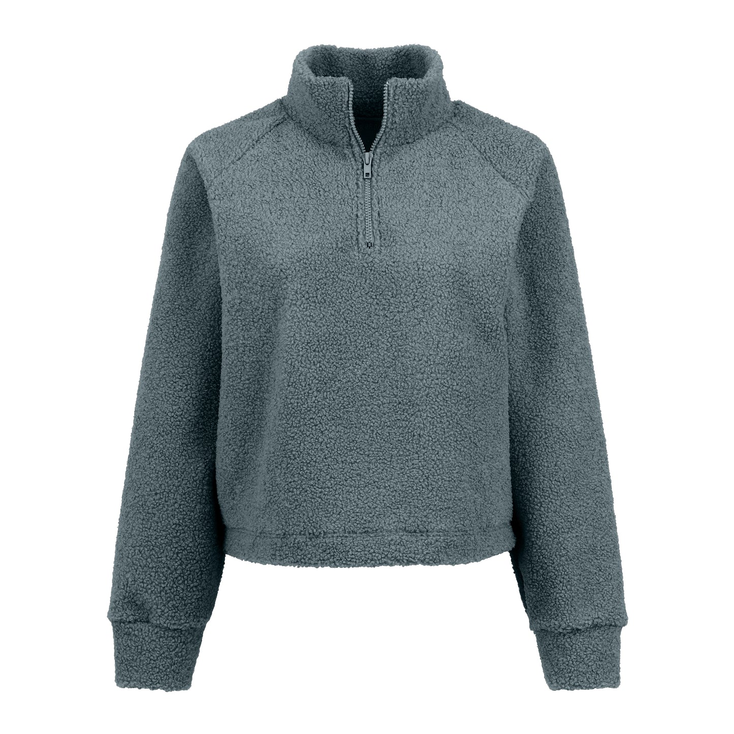 The Lucia Half Zip - Steel Grey