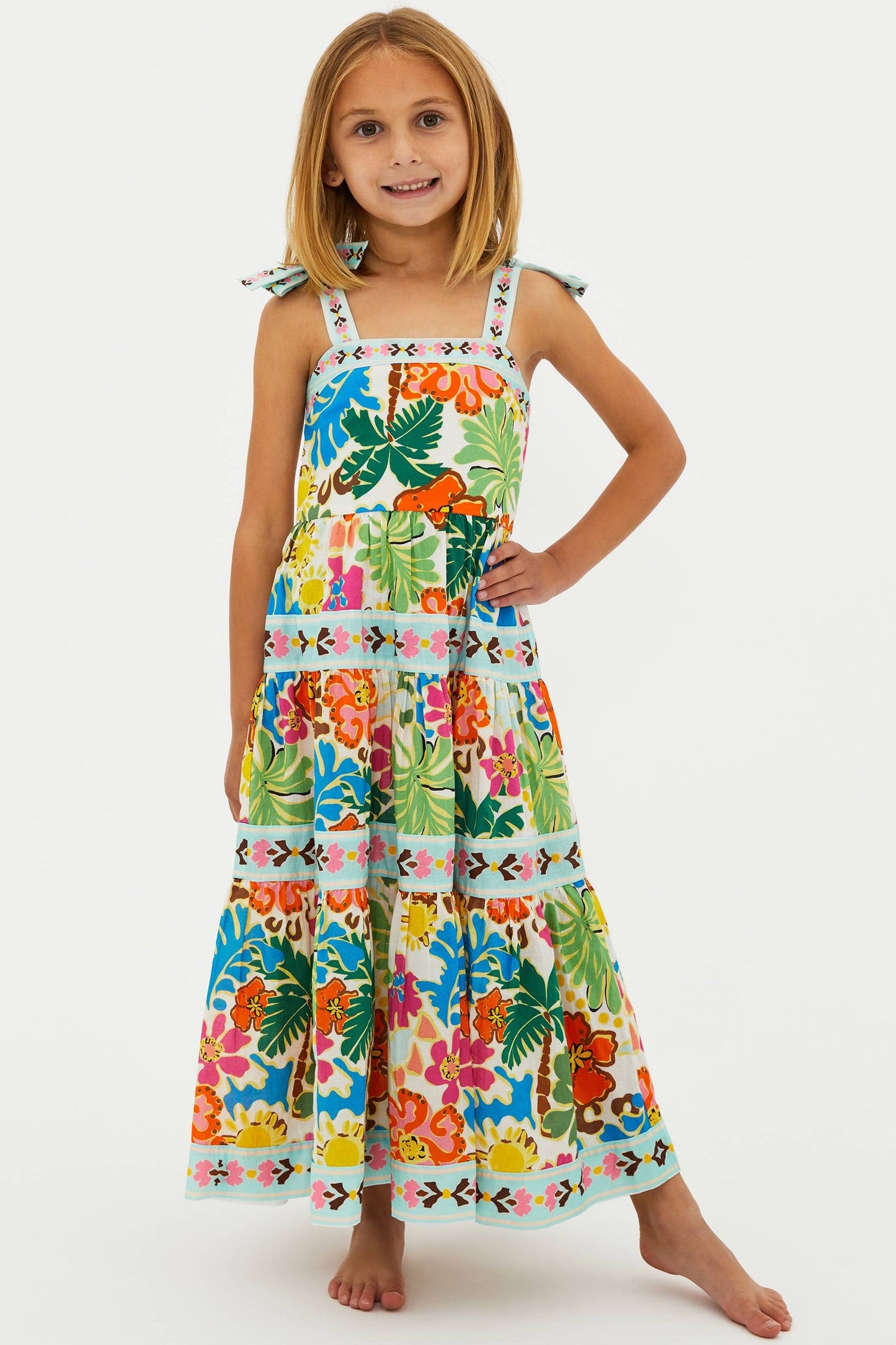 Little Charlotte Dress - Tropical Sands