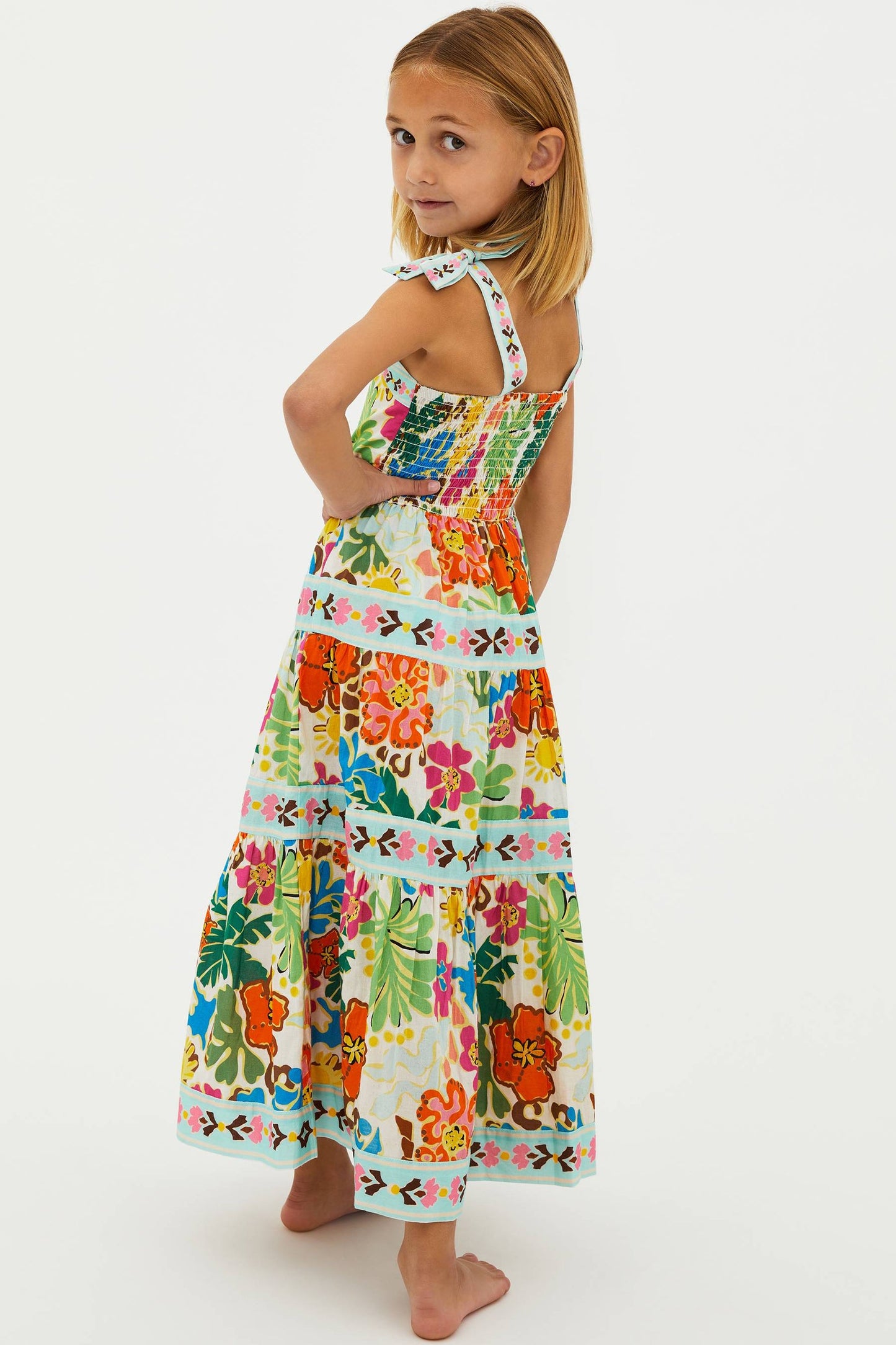 Little Charlotte Dress - Tropical Sands