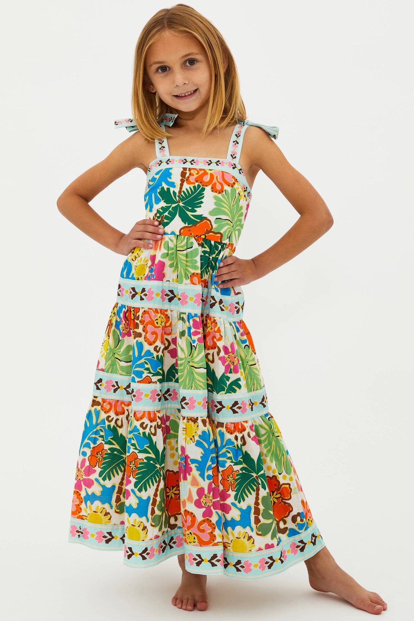 Little Charlotte Dress - Tropical Sands