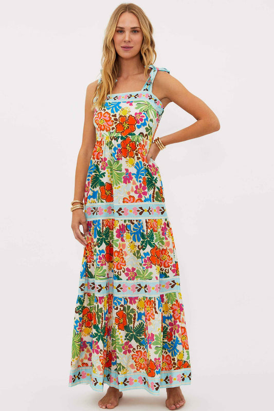 Charlotte Dress - Tropical Sands