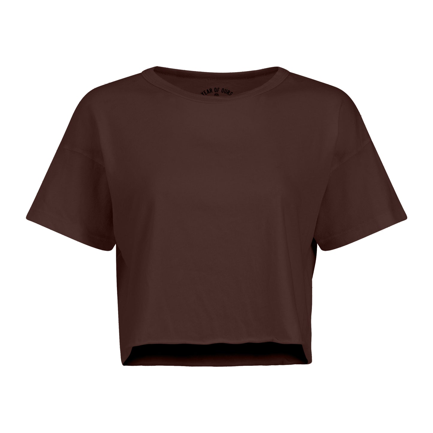 Cropped Tee - Dark Oak