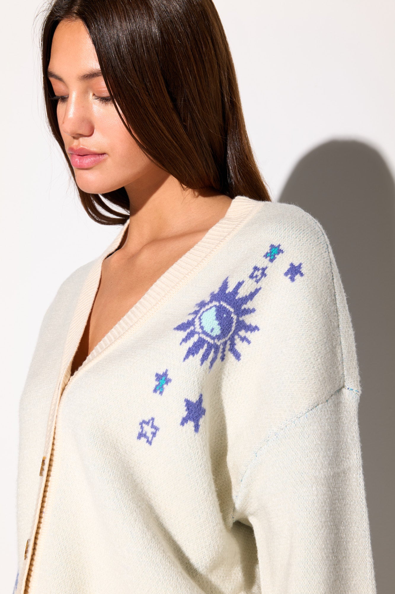 Hourglass Delaney Cardigan - Winter White