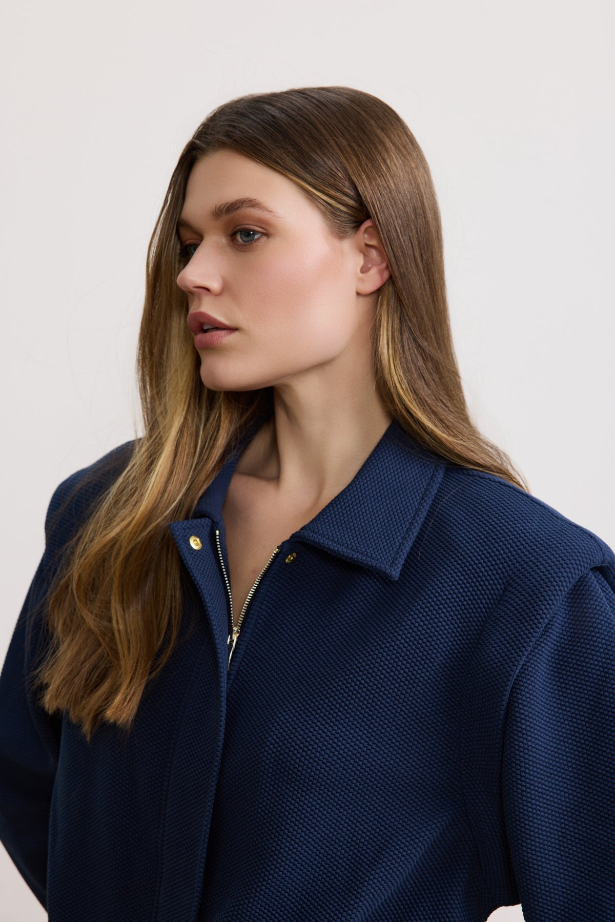 Moon Classic Jacket W Removable Sleeves - DarkBlue