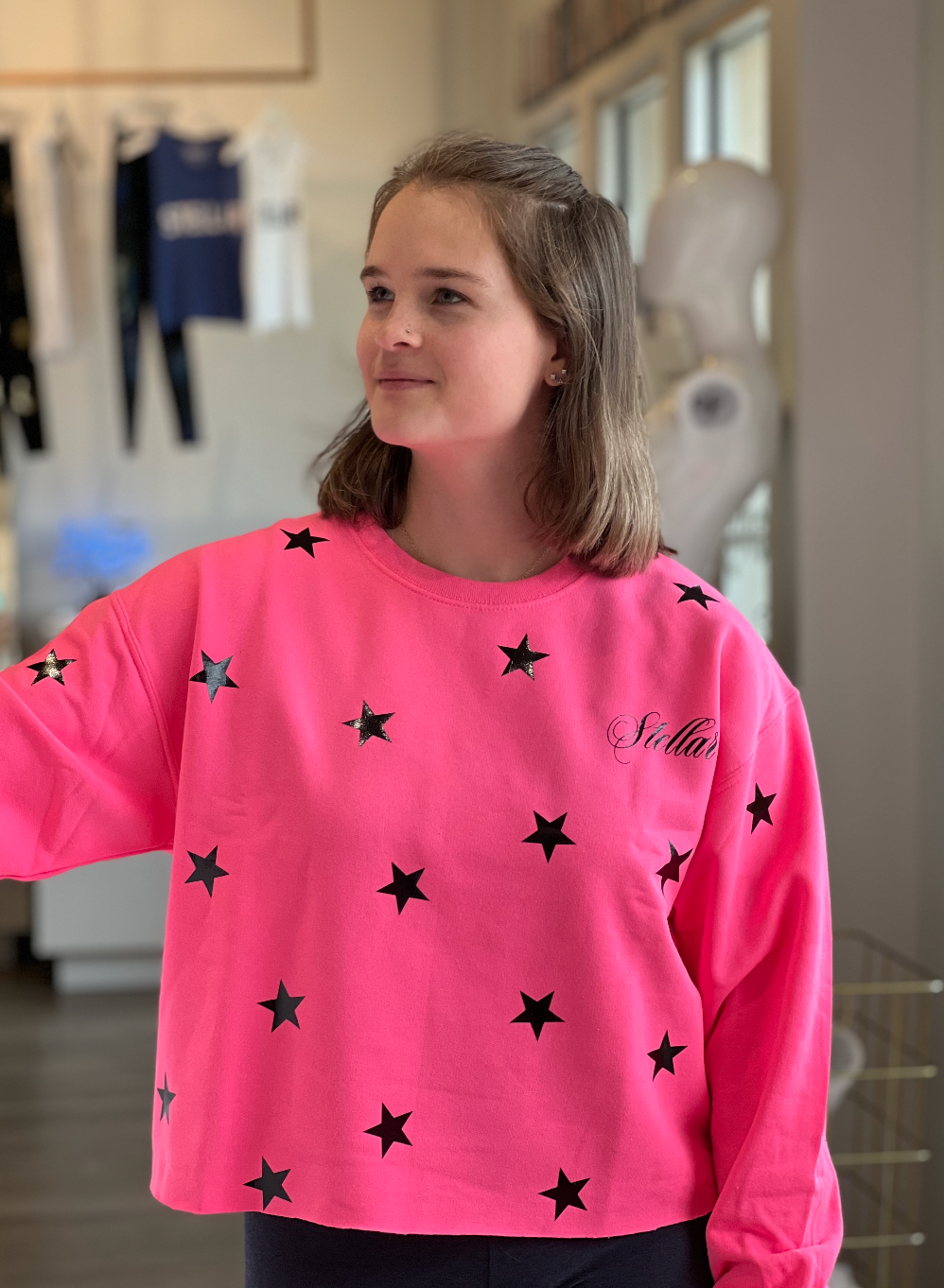 Pink Stellar Star Sweatshirt